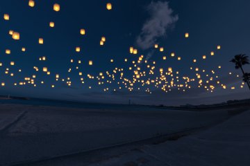 Senshu Beach Lantern Festival
